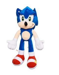 Мягкая игрушка Соник Ёж Sonic the Hedgehog синий 55 см La-laland