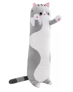 Мягкая игрушка Кот батон серый 90 см La-laland