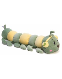 Мягкая игрушка Гусеница зелено желтый 80 см La-laland