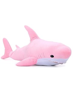 Мягкая игрушка Акула розовый 60 см La-laland