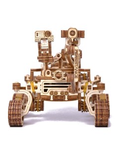 Механическая сборная модель Робот Марсоход дерево 1234 86 Wood trick