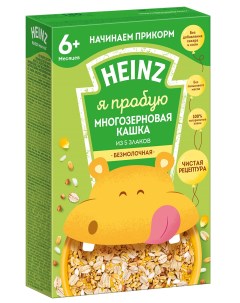 Каша кашка многозерновая из пяти злаков 6 мес 180 9 упаковка из 9 шт 76017515 Heinz