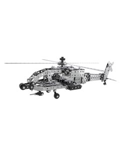 Детское творчество Металлический конструктор Вертолет KMR 06 от Поделкин