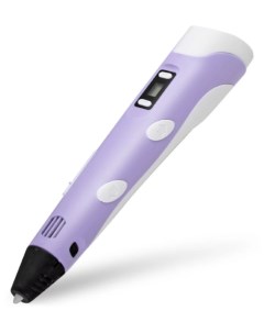 3D ручка с ЖК экраном розетка EU пластик 3 цвета подставка фиолетовый Gadzhetsshop