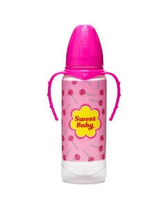 Бутылочка для кормления Sweet baby 250 мл цилиндр с ручками Mum&baby