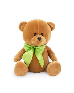 Мягкая игрушка Медведь Топтыжкин коричневый с бантиком 17 см Orange toys