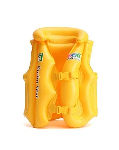 Надувной спасательный жилет Swim vest М Желтый Summertime