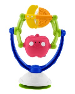 Развивающая игрушка Музыкальные фрукты 07663 4 на присоске для стульчика Chicco