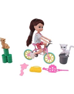 Кукла с аксесс Прогулка на велосипеде B1132711 Kari