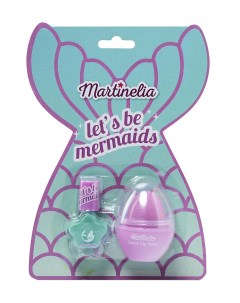 Набор детской косметики Nail Lip Balm Duo Let s Be Mermaid 2 предмета 11954 Martinelia