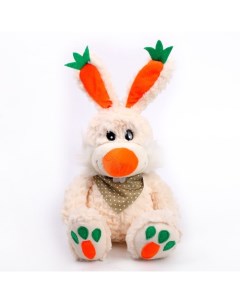 Мягкая игрушка Кролик с морковками цвета МИКС Nobrand