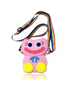Детская сумка поп ит из силикона Хаги Ваги Киси Миси 12х9 см розовая Bag Haggy Pink Nano shop