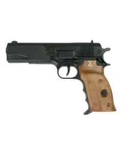 Пистолет игрушечный Powerman 8 зарядные Gun Agent 220mm упаковка карта Sohni-wicke