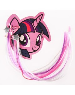 Набор прядей для волос на зажиме Звездочки Искорка My Little Pony 40 см Hasbro