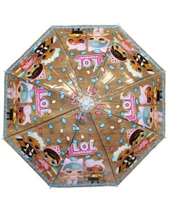 Зонт детский LOL со свистком прозрачный Goodstore24