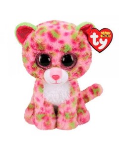 Мягкая игрушка Леопард розовый 25см 36476 Ty