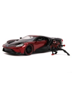 Игровой набор Транспорт Человек паук Человек паук с машиной гоночной 15 см Jada toys