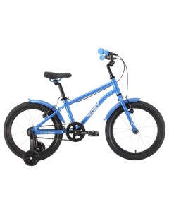 Велосипед детский Foxy 18 Boy 2022 цвет голубой серебристый Stark