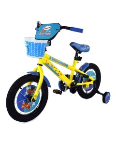 Велосипед двухколесный с колесами 12 Три Кота Желтый Синий ВНМ12212 44412 Navigator