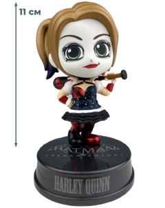 Фигурка Харли Квинн с битой Harley Quinn Batman Arkham Knight подставка 11 см Hot toys