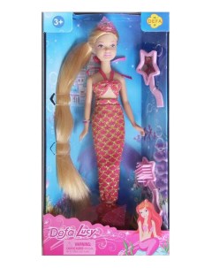 Кукла русалка с зеркалом и расческой Defa toys