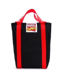 Сумка шоппер текстильная Марвел Комикс 36 5 34 7 черная Marvel