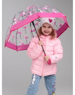 Зонт трость 12322034 цвет фуксия прозрачный Playtoday