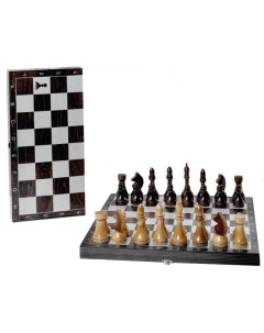 Шахматы гроссмейстерские Объедовская фабрика игрушки серебро 182 18