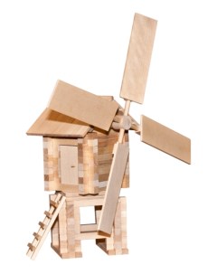 Конструктор деревянный Ветряная мельница Пелси