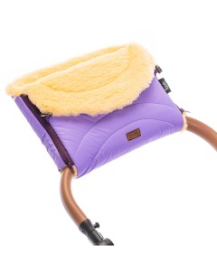 Муфта меховая для коляски Tundra Pesco цвет фиолетовый Nuovita