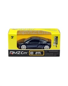 Машинка металлическая RMZ City 1 64 Audi R8 V10 без механизмов черный матовы Uni fortune
