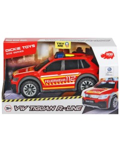 Пожарная машина VW Tiguan R Line 25 см 3714016 свет звук Dickie toys