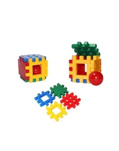 Куб конструктор 7 элементов 5063 СД Строим вместе счастливое детство