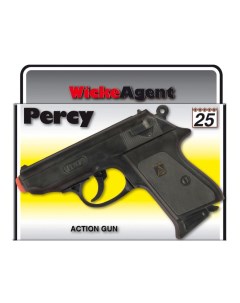 Пистолет игрушечный Percy 25 зарядные Gun Agent 158mm упаковка короб Sohni-wicke