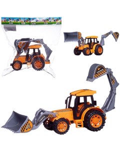 Машинка Трактор пластмассовая инерционная Junfa toys