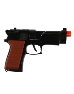 Пистолет игрушечный для стрельбы пистонами 8 зарядов металл 334811 Играем вместе