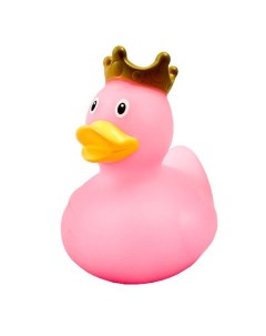 Игрушка для ванны сувенир Розовая уточка в короне 1926 Funny ducks