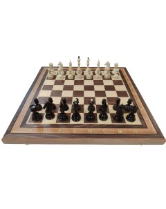 Шахматы подарочные из орех и граб доска 50х50 см urgb324 Lavochkashop