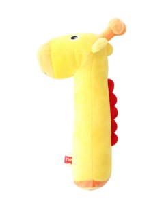 Погремушка пищалка Жирафик развивающая Мягкая Игрушка для Детей 0 F1038 Fisher price
