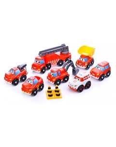 Игрушка Набор Авто машинок Пожарные 7 машинок Zarrin toys