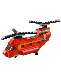 Конструктор 3 в 1 Пожарный вертолет 145 деталей Decool