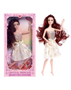 Кукла модель шарнирная Лиза в платье Кнр