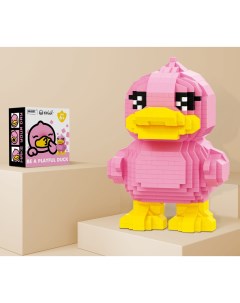 Конструктор 3D из миниблоков B Duck уточка розовая 936 элементов BA18281 Balody