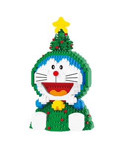Конструктор 3D из миниблоков Doraemon котик елочка 1074 элементов BA16301 Balody