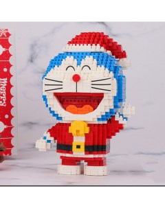 Конструктор 3D из миниблоков Doraemon котик дед мороз 1030 элементов BA16147 Balody