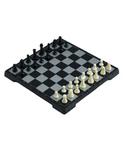 Игра настольная Шахматы магнитная доска 19 5 х 19 5 см чёрно белые 2590518 Nobrand