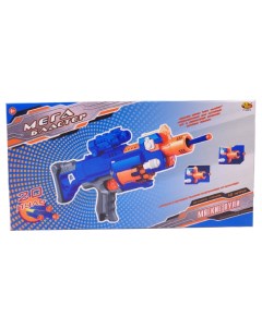 Бластер игрушечный стреляющий мягкими снарядами 20 шт 45x8 5x23 8 см PT 00919 Abtoys