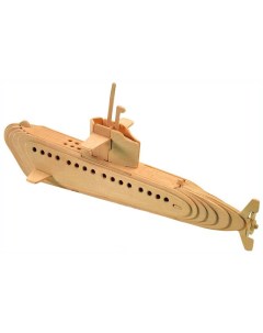 Конструктор деревянный Wooden Toys Подводная лодка P042 Bondibon