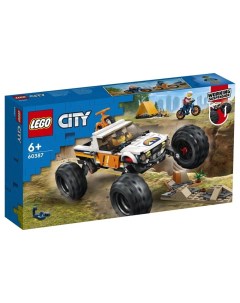 Конструктор CITY Приключения на внедорожнике 252 детали 60387 Lego