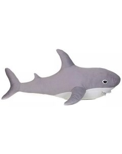Мягкая игрушка Акула цвет серый 15 135 1 Malvina